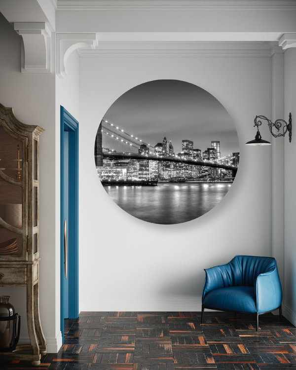 Rundes Bild 'City-light Arch'