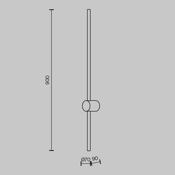 Wandlamp 'Light Stick 2'