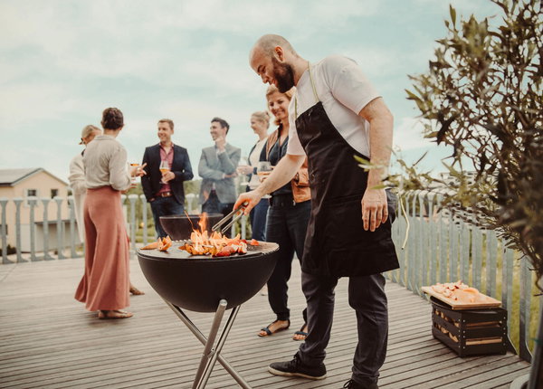 BOWL Feuerschale mit Dreibein