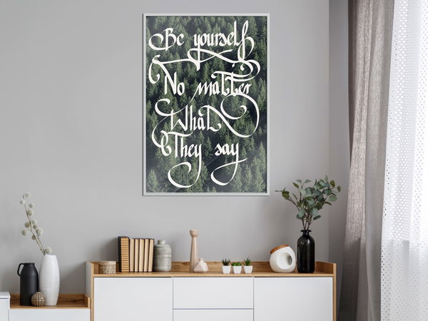 Poster 'Be Yourself'