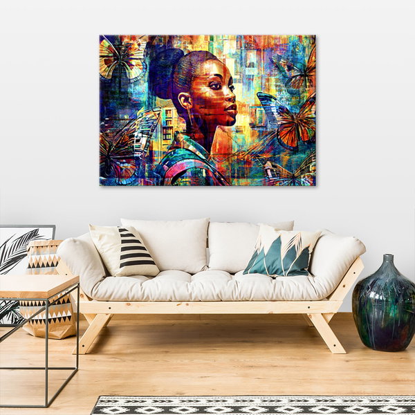 Kunstdruck auf Leinwand 'Metamorphosis of Strength 1'
