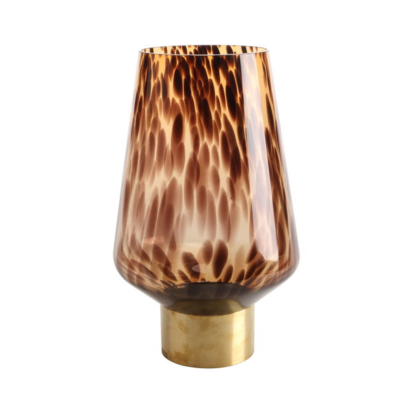 Glas Vase 'Leopard Glow' von Goebel 23,5x40x23,5cm