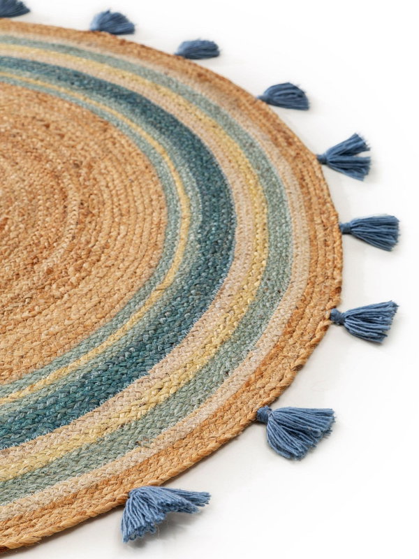 Design Kinderteppich Lovis Türkis