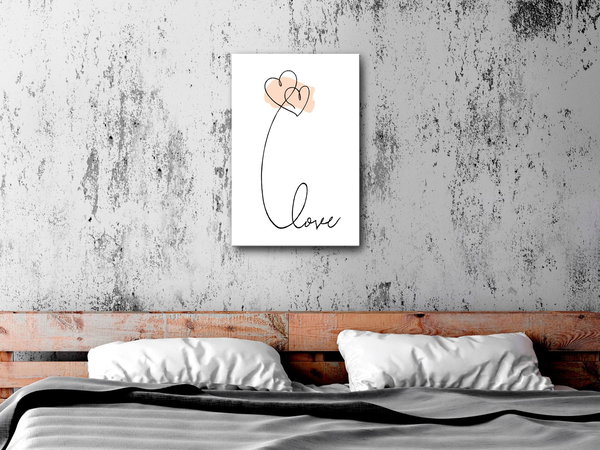 Kunstdruck auf Leinwand 'Connected in the Clouds Vertical'