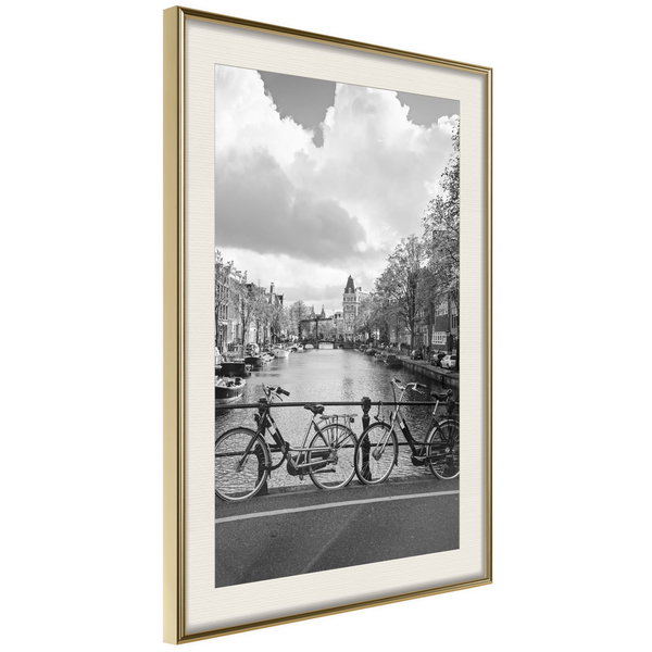 Poster 'Bicycles Against Canal'