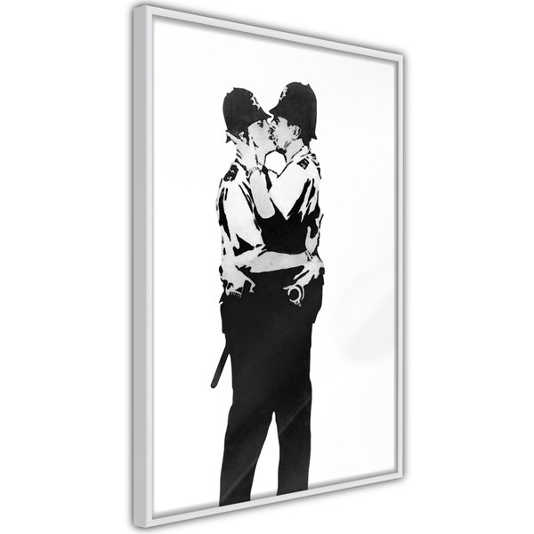 Poster 'Kissing Coppers'