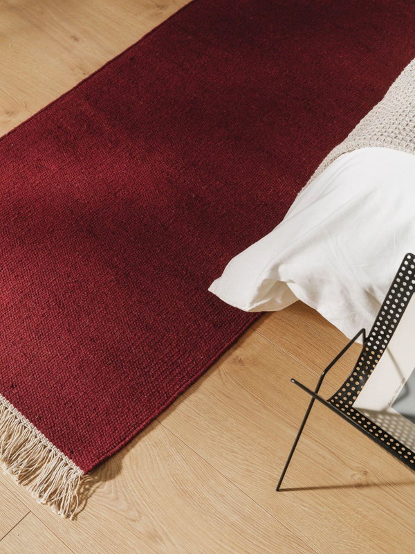 Tapijt 'Liv Dark Red' 70x200cm