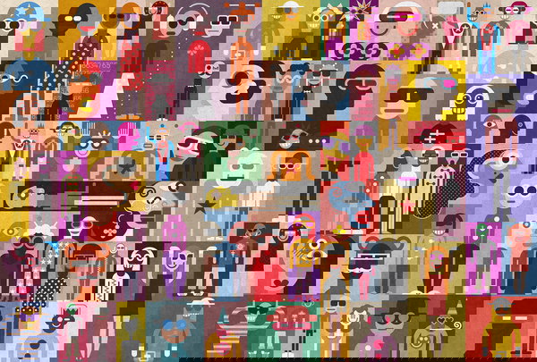 Behang 'Come as you are 2' 400x270cm