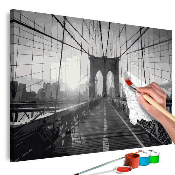 Painting by numbers adults 'New York Bridge'