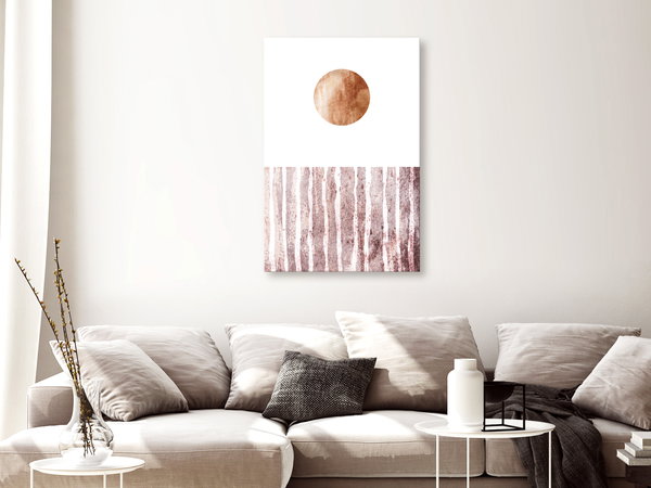 Kunstdruck auf Leinwand 'Harmony and Rhythm Vertical'