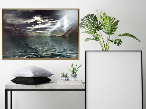 Poster 'Storm on the Lake'
