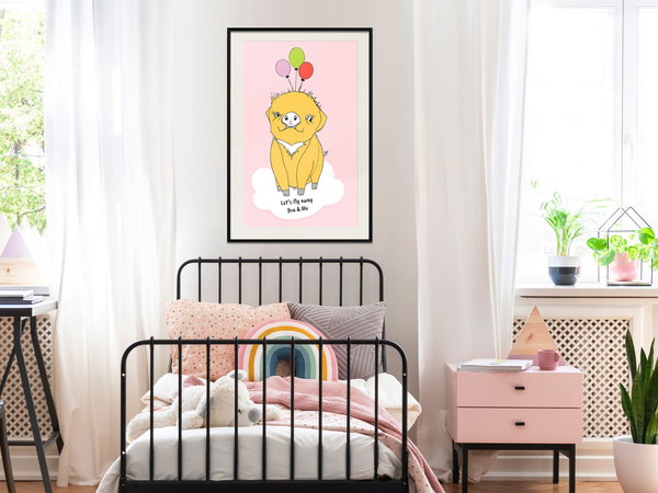 Poster 'Soaring Pig'