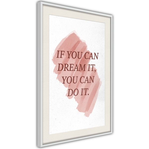 Plakat 'You Can Do It'