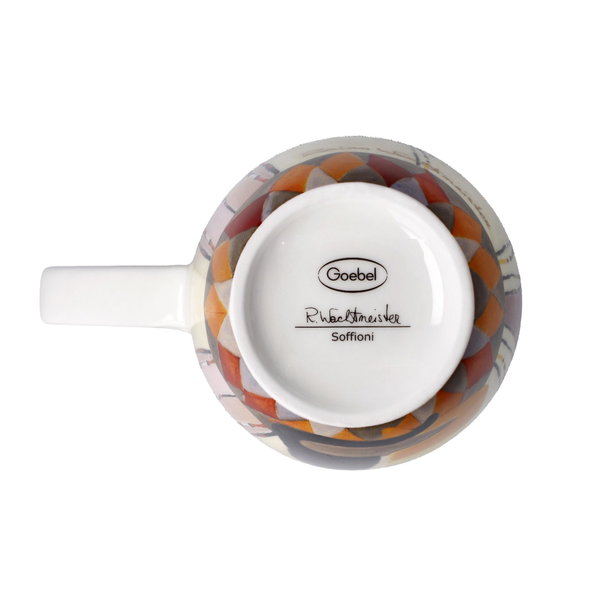 Goebel Teetasse mit Sieb und Deckel 'Soffioni'