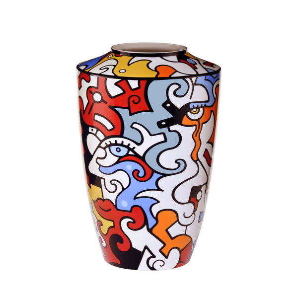 Porzellan Vase 'Pop Art Fusion' von Goebel 27,5x42x27,5cm