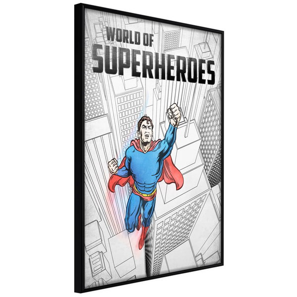 Poster 'World of Superheroes'