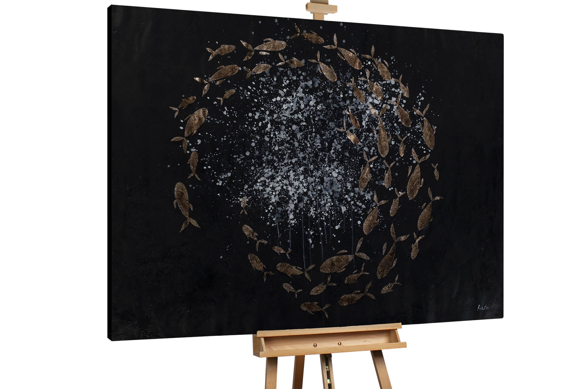 Ölgemälde 'Tiefer Tauchgang' kaufen KunstLoft