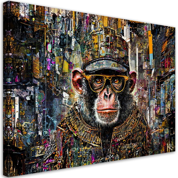 Stampa su tela 'Cyber Simian Sentinel 2'
