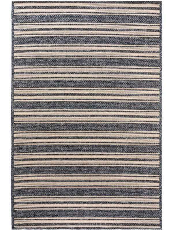 Design In- &amp; Outdoor-Teppich River Beige/Blau