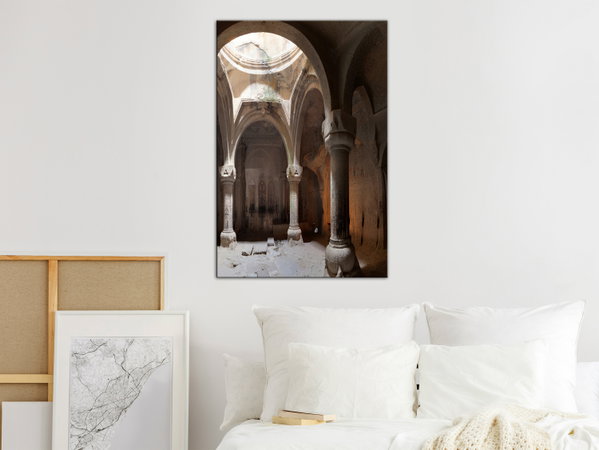 Art print on canvas 'Temple Vertical'
