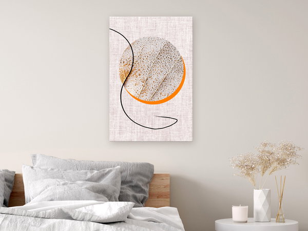 Kunstdruck auf Leinwand 'Moon Etude Vertical'