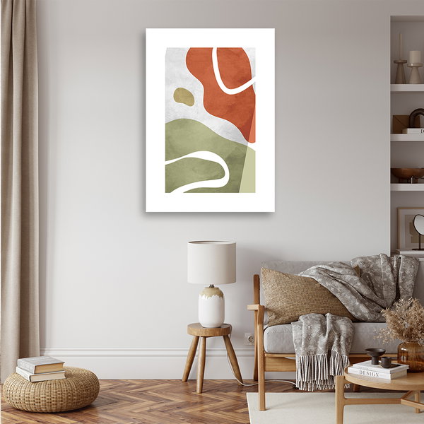 Kunstdruck auf Leinwand 'Earth Tones 1'