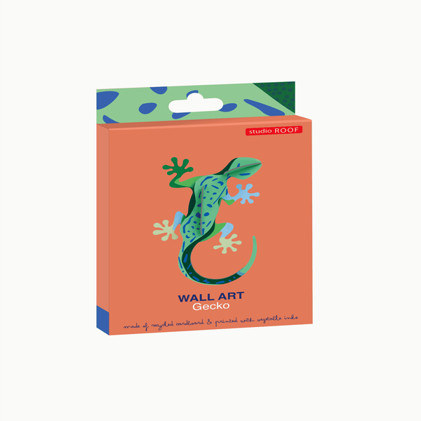 Wanddeko Papier 'Tropischer Gecko'