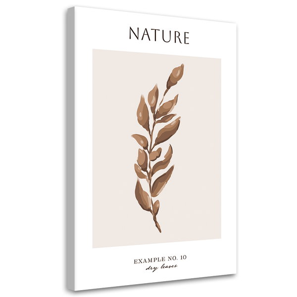 Kunstdruck auf Leinwand 'Dry Leaves #10'