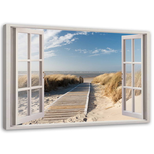 Kunstdruck auf Leinwand 'Dune View'