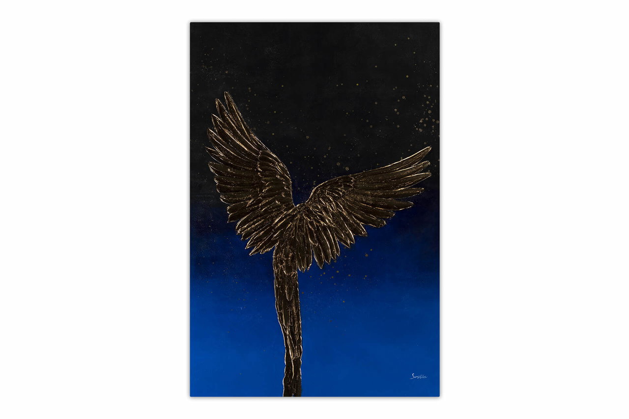 XXL Olieverf schilderijen 'Awakening Phoenix' | Handgeschilderd unicum in de ruimte.