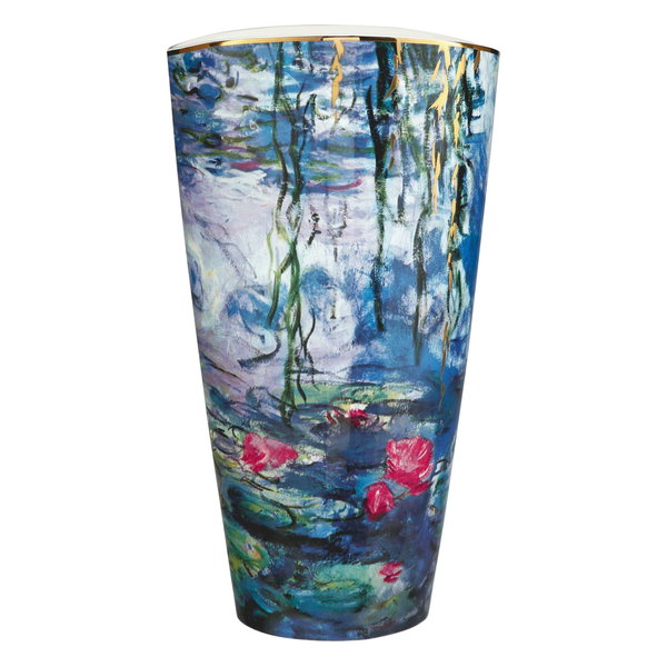 Porzellan Vase 'Magische Schönheit 2' von Claude Monet 20x50x27,5cm