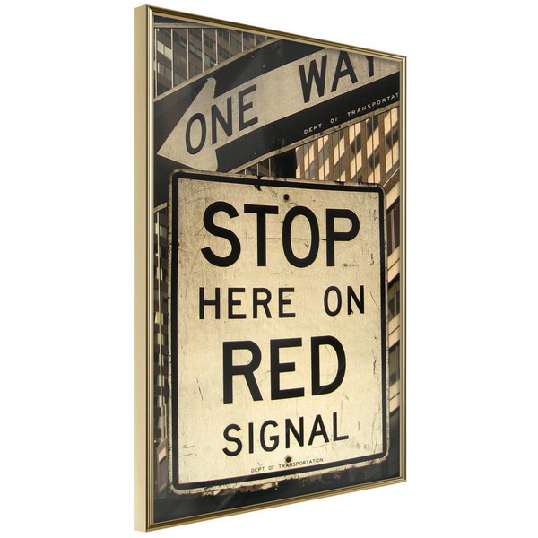 Poster 'Road Signs'