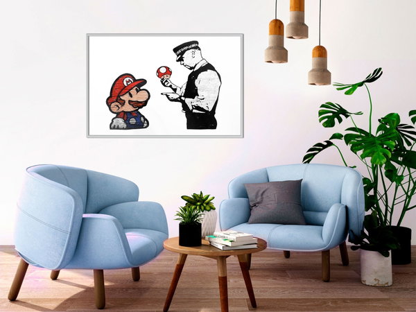 Poster 'Banksy: Mushroom Picker'