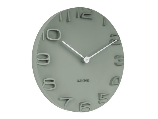 Minimalistische Wanduhr