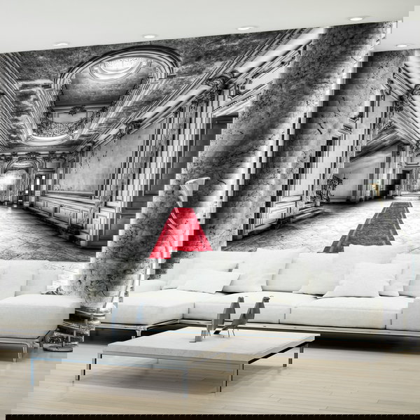 Tapeta 'The Secret of Marble - black and white'