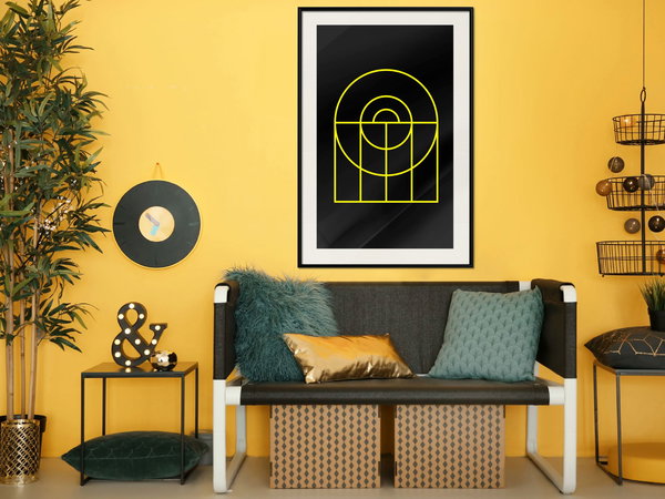 Poster 'Yellow Lines'
