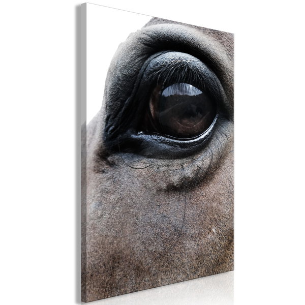 Art print on canvas 'Honest Eyes Vertical'