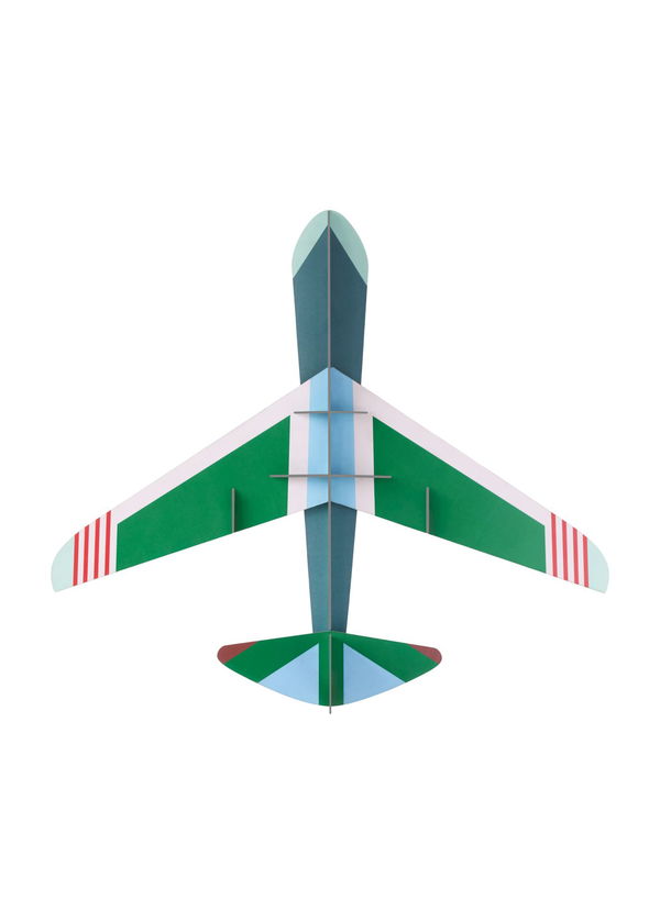 Wall deco 3d of cardboard &#039;Jet Plane Decor&#039;