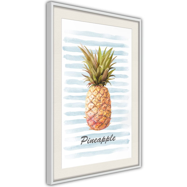 Plakat 'Pineapple and Stripes'