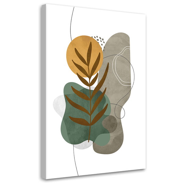 Kunstdruck auf Leinwand 'Botanical Leaf'