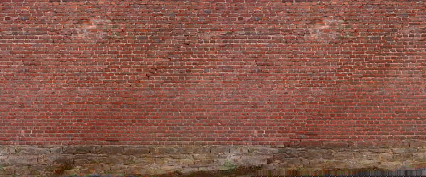 Behang 'Bricks 7' 600x250cm