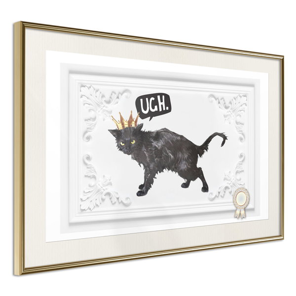 Poster 'Cat in Crown'