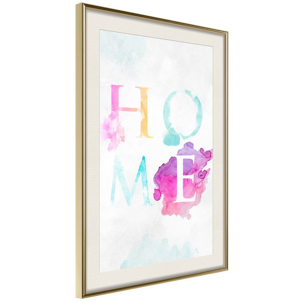 Poster 'Rainbow Home'