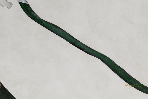 Großzügig aufgetragene Farben