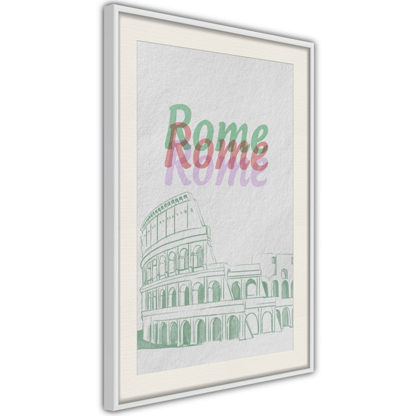 Poster 'Pastel Rome'
