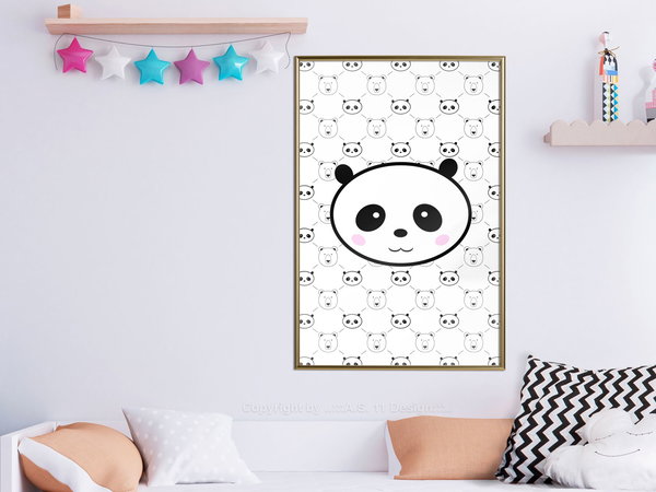 Poster 'Pandas and Bears'