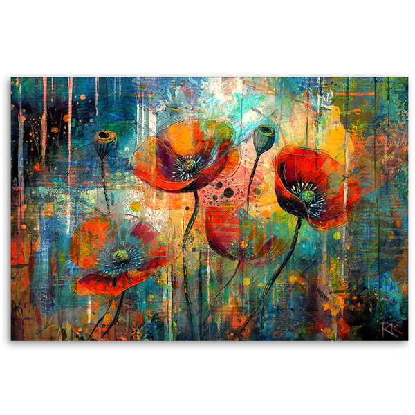 Kunstdruck auf Leinwand 'Blooming Symphony 1'
