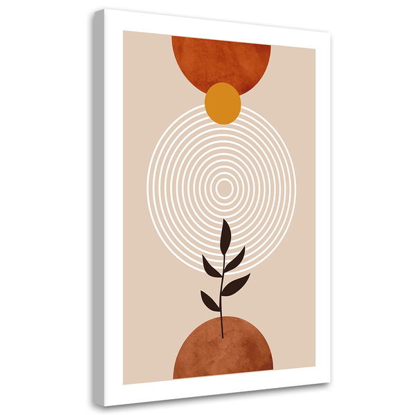 Kunstdruck auf Leinwand 'Geometric Botanical'