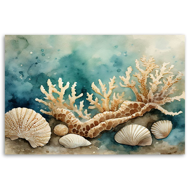 Kunstdruck auf Leinwand 'Ocean Echoes 2'