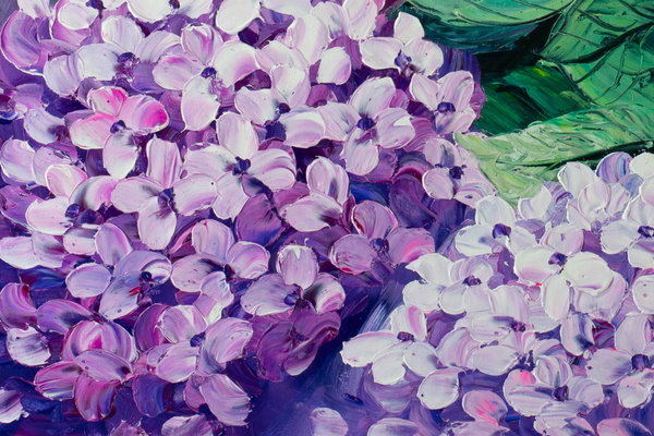 Pintura aplicada con generosidad